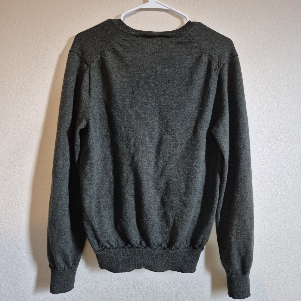 Polo by Ralph Lauren Men's Green V-Neck Sweater - Picture 4 of 4